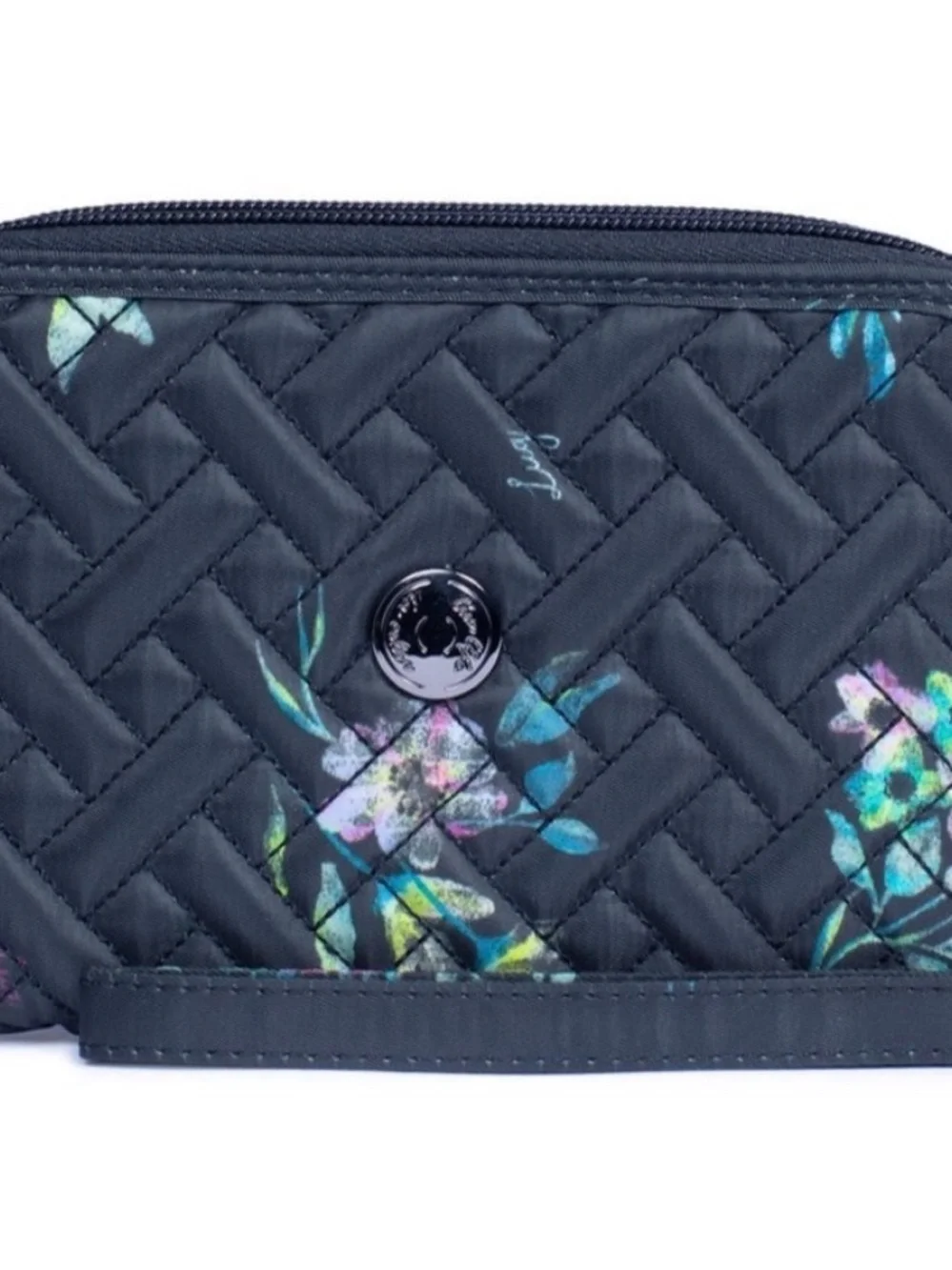 Lug Quickstep Wallet/Wristlet in Bouquet Black NWT